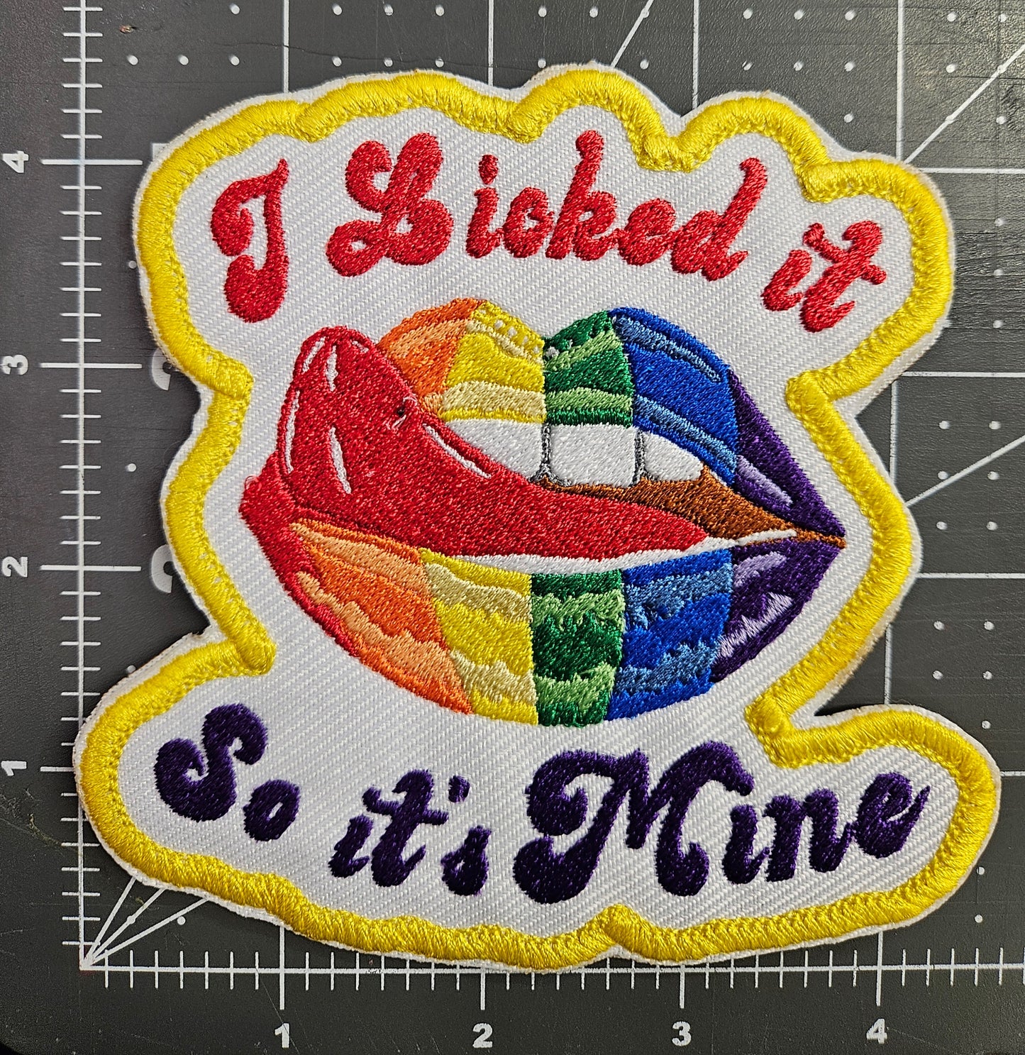 I licked it So it's Mine