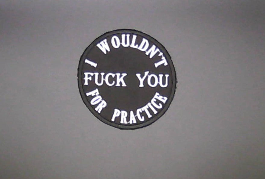 I Wouldn't Fuck You For Practice