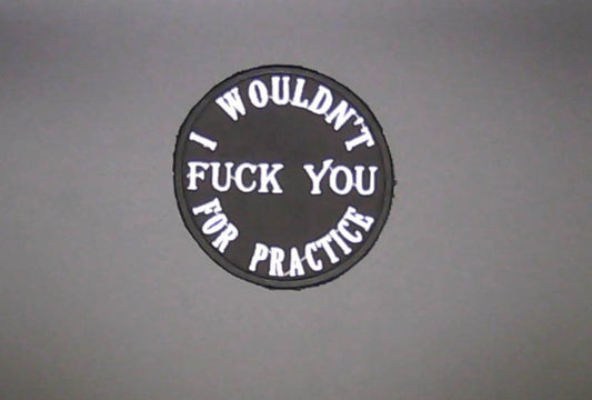 I Wouldn't Fuck You For Practice